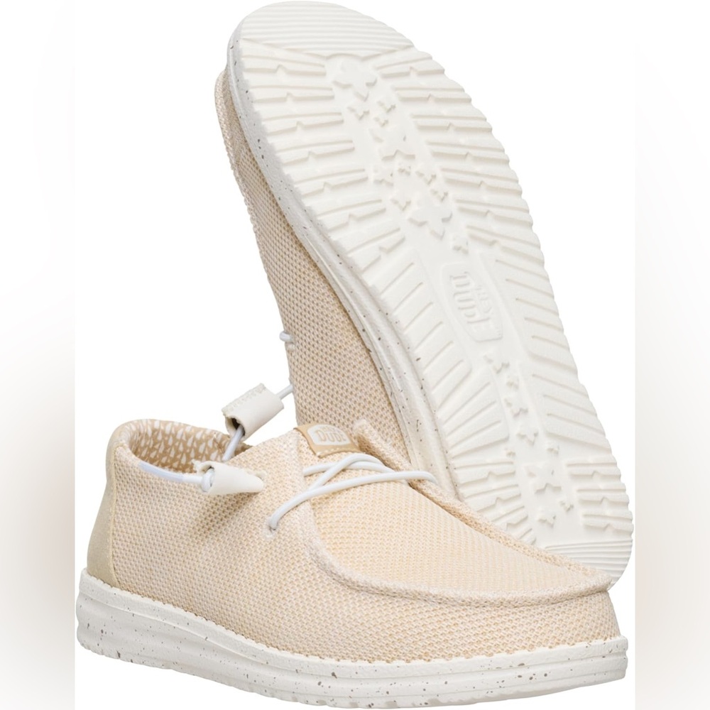 Hey Dude Wally Stretch Sox Men's Size 13 Irish Cream Summer Lightweight Casual